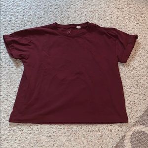 Maroon Pac Sun Basic Tee